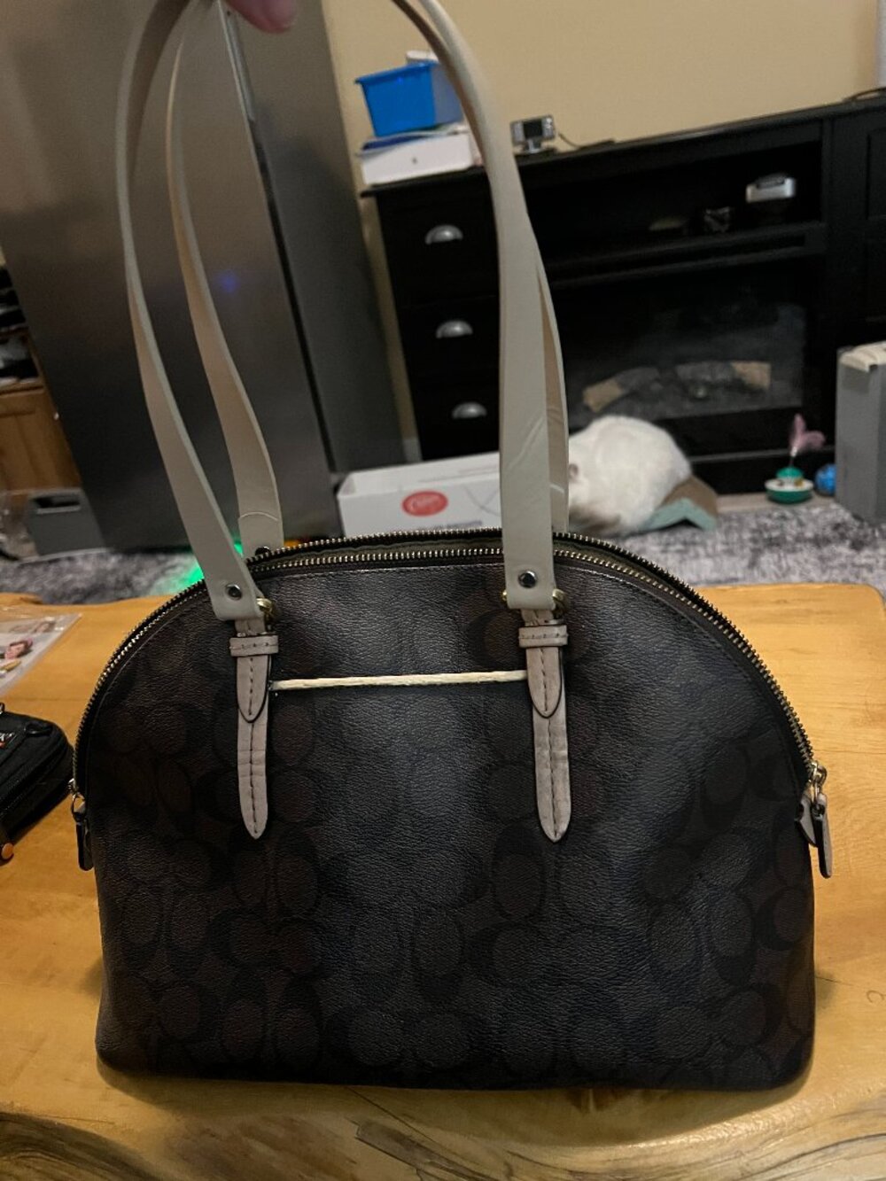 Coach "Payton CORA" signature handbag